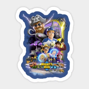 Mighty Man Season 2 Cartoon Sticker